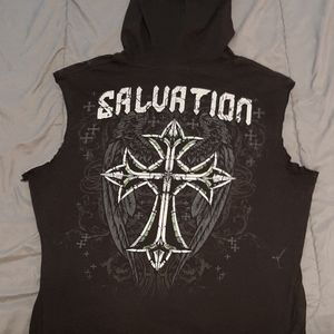 Sleeveless No Boundaries hoodie